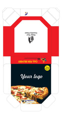 Four color pizza box